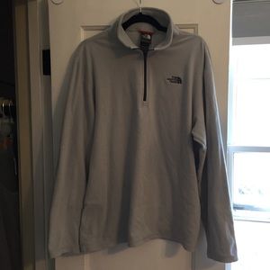 The North Face 1/4 zip fleece hoodie